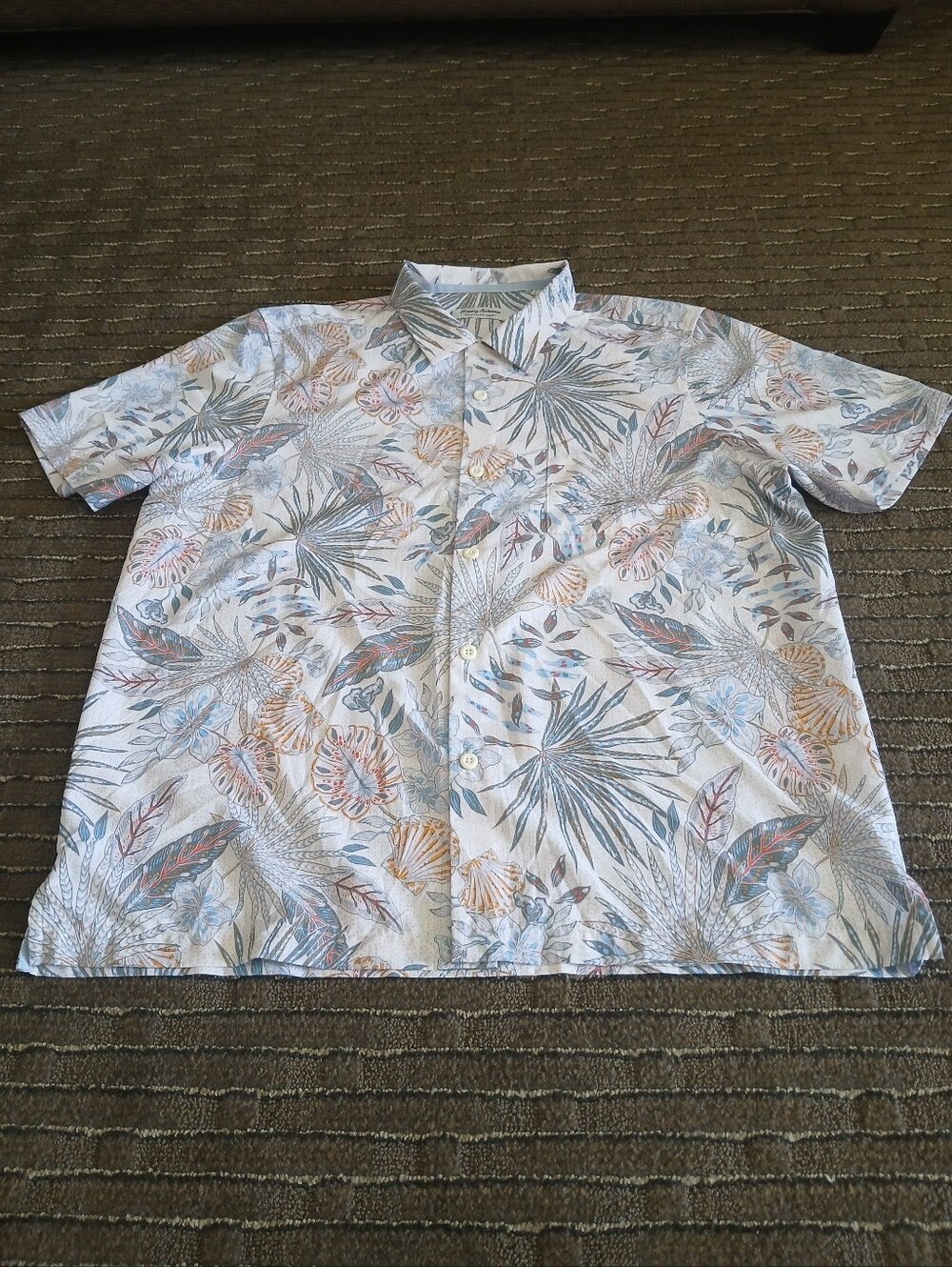 Tommy Bahama The Bahama Coast Tropic Tango Camp Button Down Shirt Men's XL